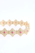 Shin Gold/Fuchsia Belt
