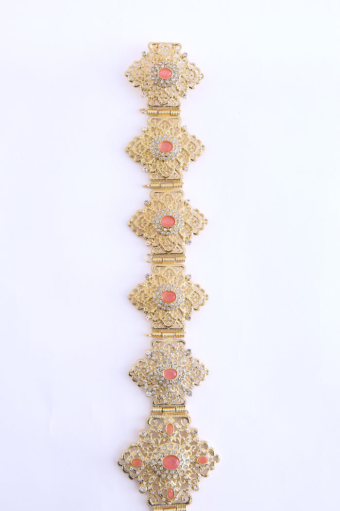 Shin Gold/Pink Belt