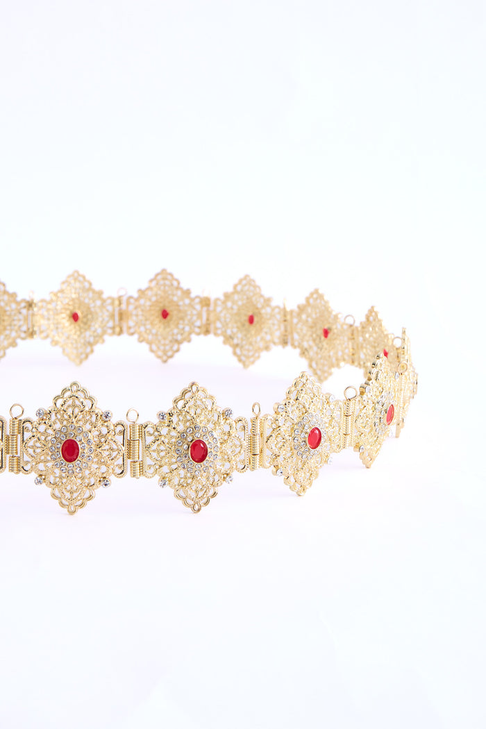 Shin Gold/Red Belt