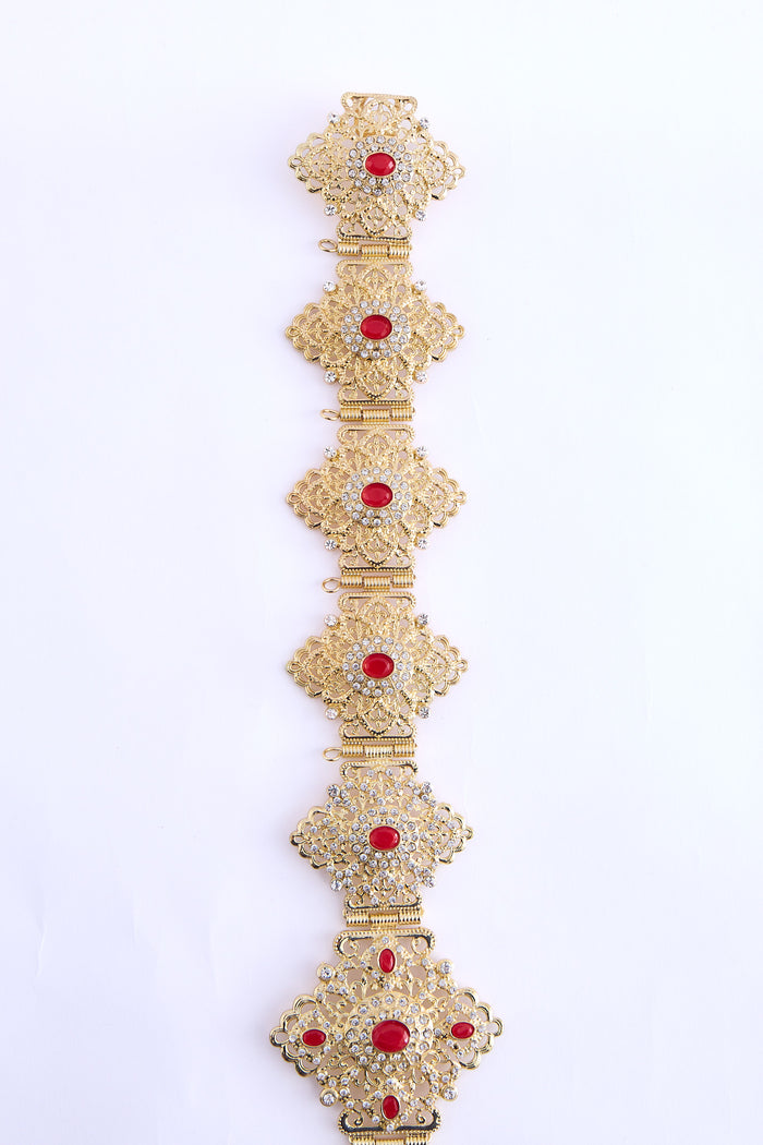 Shin Gold/Red Belt