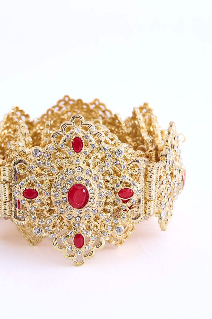 Shin Gold/Red Belt