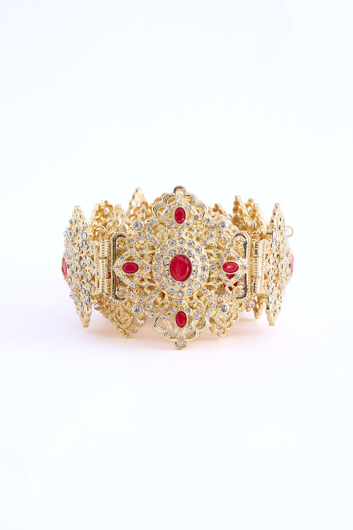 Shin Gold/Red Belt