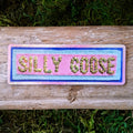 "Silly Goose" Holographic Sequin Vinyl Sticker