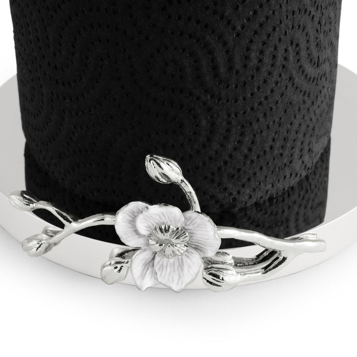 Michael Aram Silver Orchid Paper Towel Holder