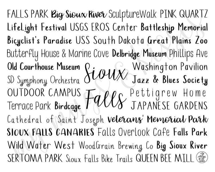 Sioux Falls, SD Digital Download