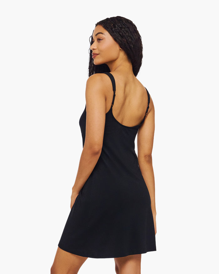 Black Chemise - Pima Lusso Sleep Dress