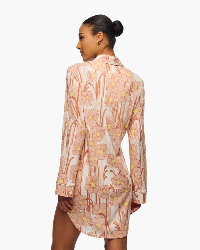 Print Shirt - Pima Lusso Printed Printed Sleepshirt