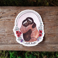 Sloth Hugs Vinyl Sticker