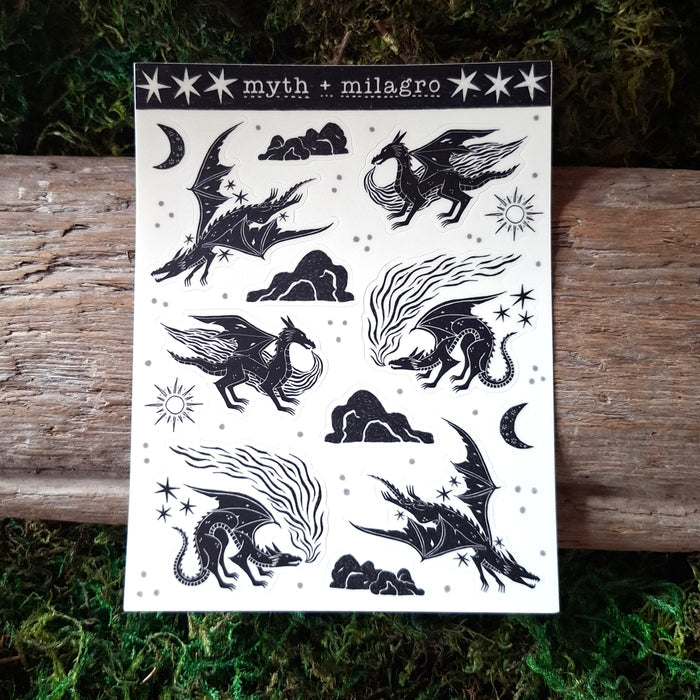 Smolder of Dragons Sticker Sheet