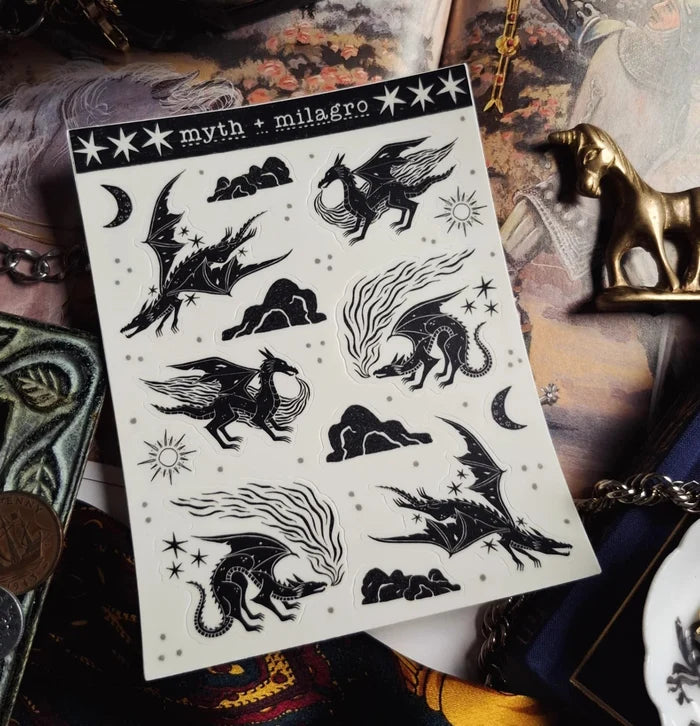 Smolder of Dragons Sticker Sheet