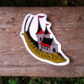 Snail Castle Vinyl Sticker