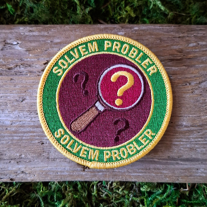 "Solvem Probler" Iron-on Patch