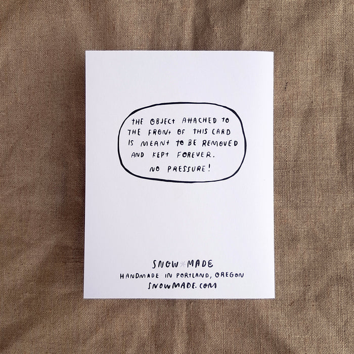 "Someone in Oregon Loves You" Wooden Magnet + Greeting Card