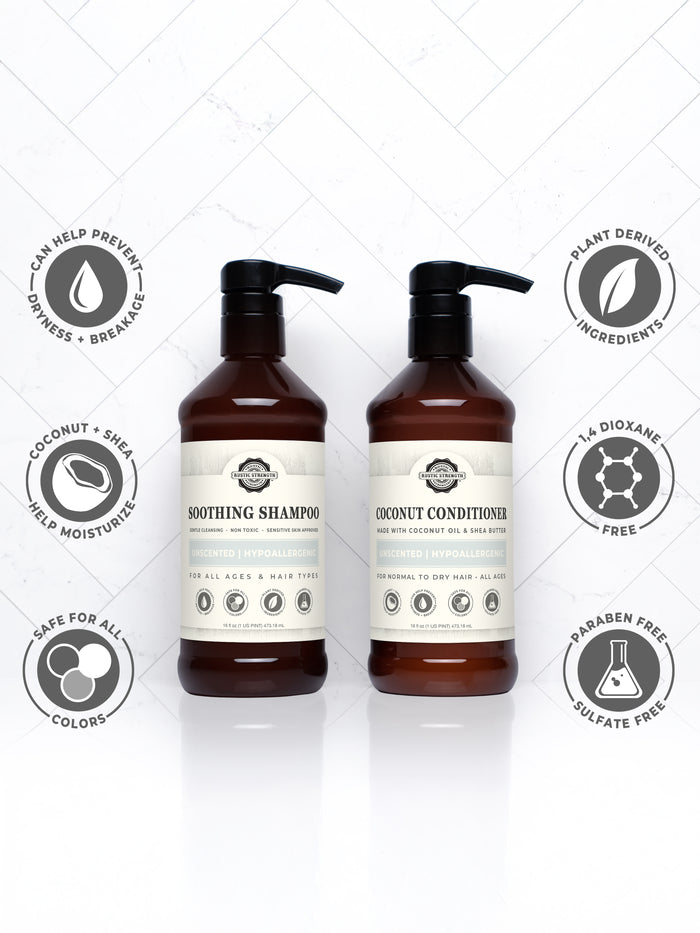 Rustic Strength, Soothing Shampoo, 16oz Plastic, Unscented