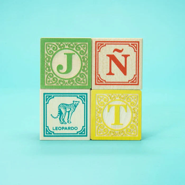 Spanish Alphabet 30 Block Set