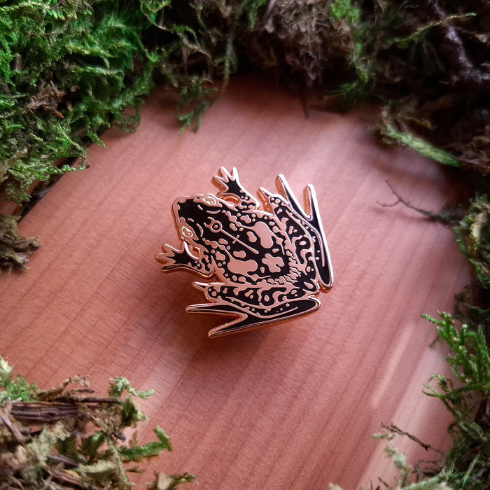 Spooky Frog Enamel Pin