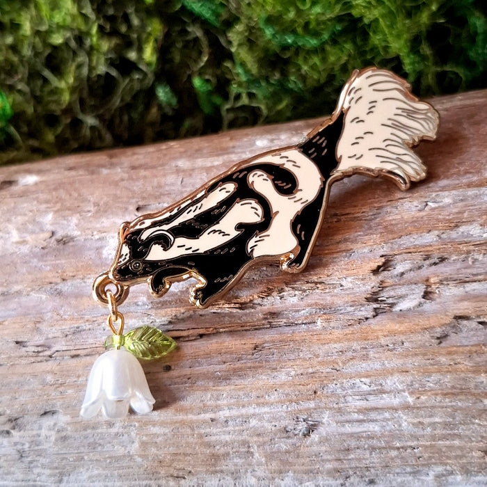 Spotted Skunk Enamel Pin