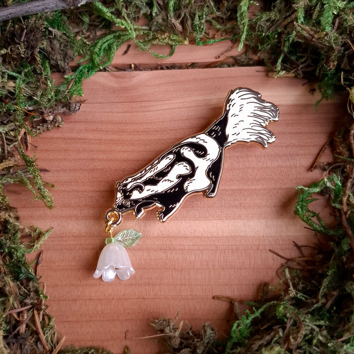 Spotted Skunk Enamel Pin