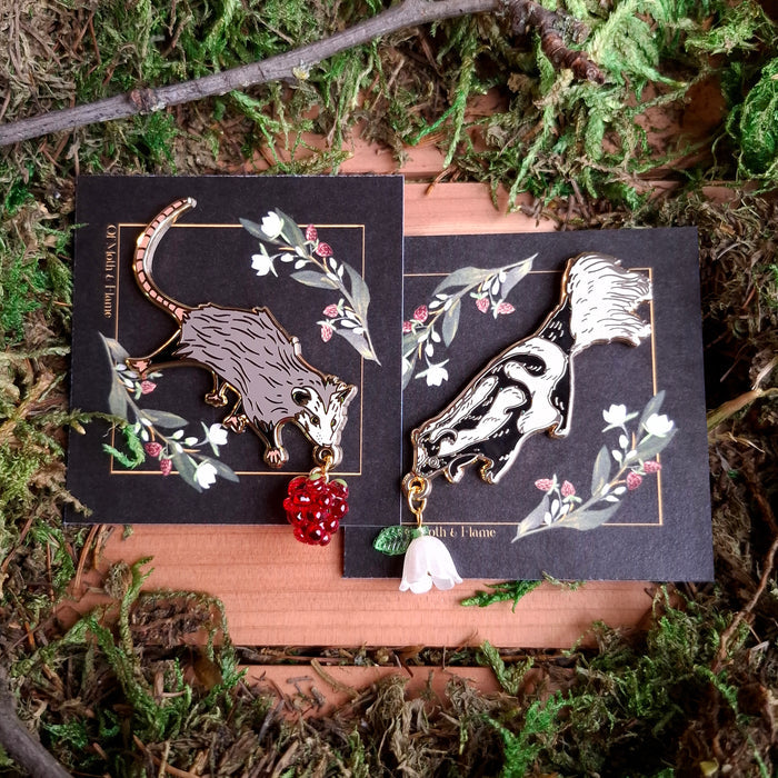 Spotted Skunk Enamel Pin