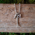 Stainless Steel Sword Charm Necklace
