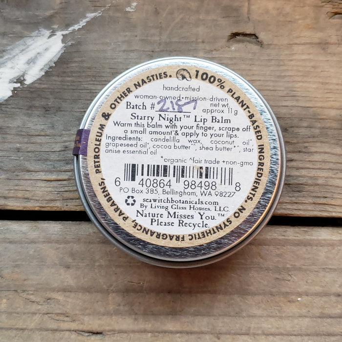 "Starry Night" Star Anise Lip Balm