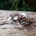 Sterling Silver Chanterelle Mushroom Ring