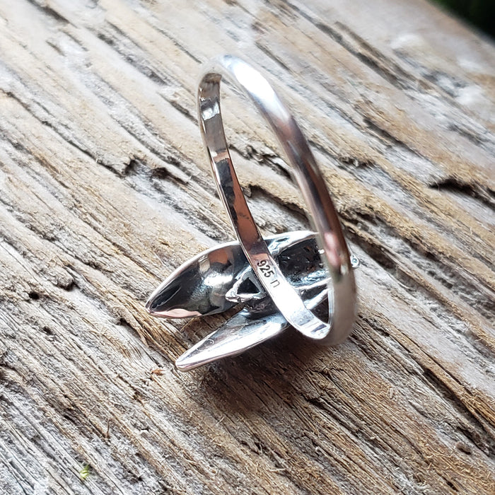 Sterling Silver Cicada Ring
