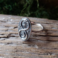 Sterling Silver Infinity Snake Ring