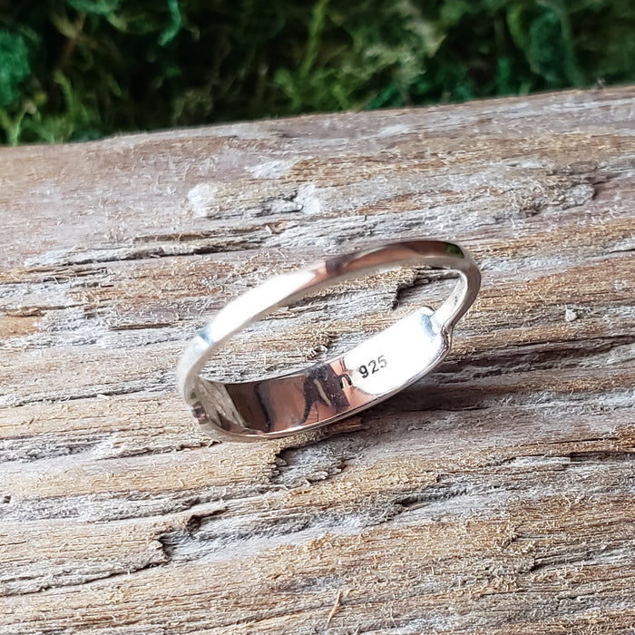 Sterling Silver Moon Phases Ring
