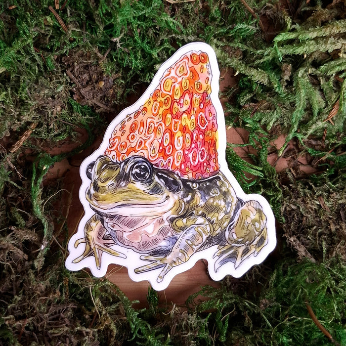Strawberry Frog Vinyl Sticker