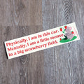 "Strawberry Mouse" Bumper Sticker