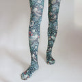 "Strawberry Thief" Printed Art Tights