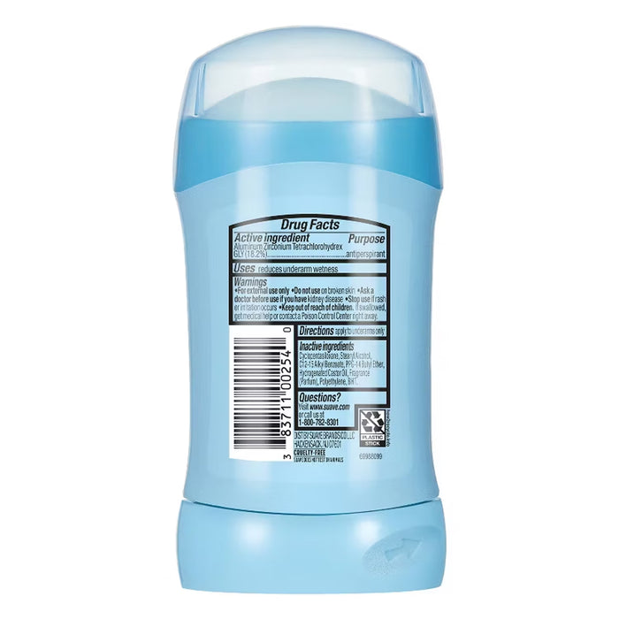 Suave Invisible Solid Sweet Pea & Violet Antiperspirant Deodorant 1.2 oz - 12 Pack