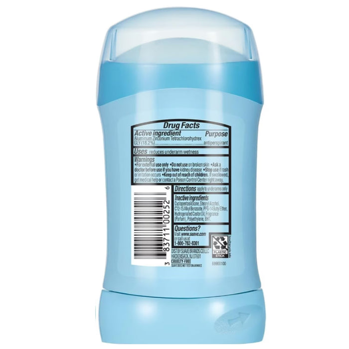 Suave Invisible Solid Tropical Paradise Antiperspirant Deodorant 1.2 oz - 12 Pack