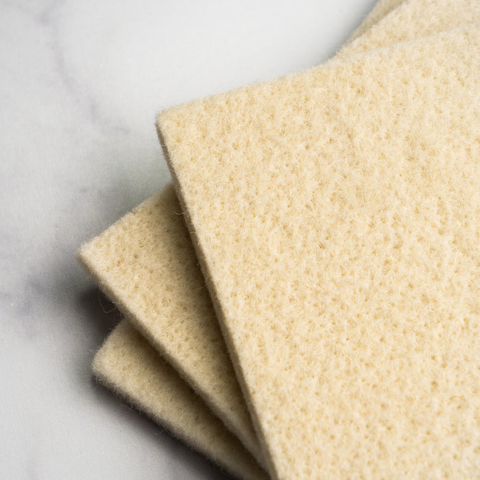 Rustic Strength, Sustainable Wool Scrub, Detailed View