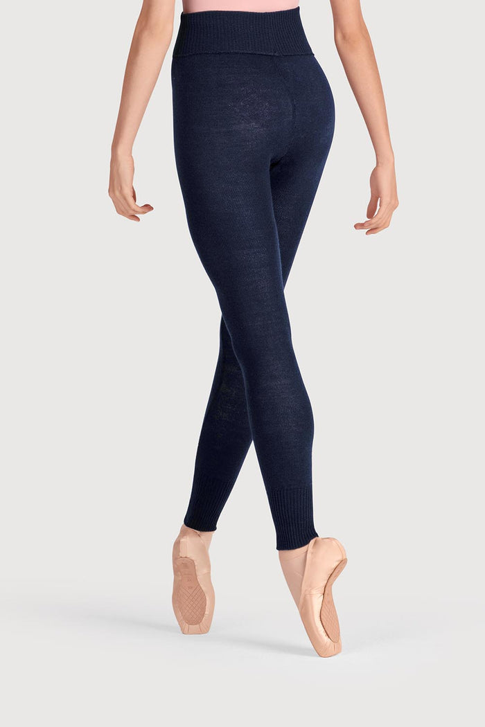 T0105 - Bloch Full Length Roll Waist Womens Warmup Pant
