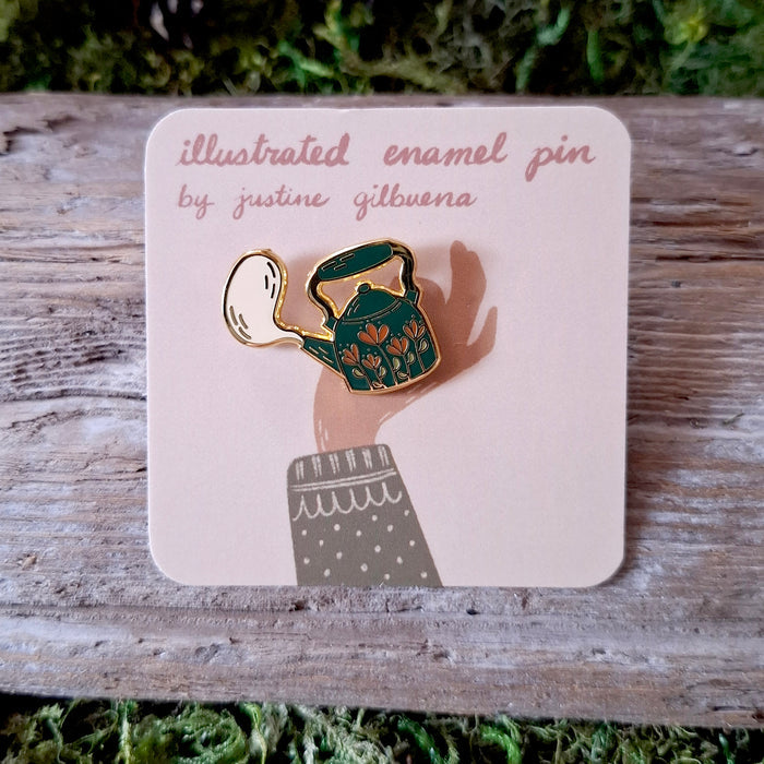 Tea Kettle Enamel Pin