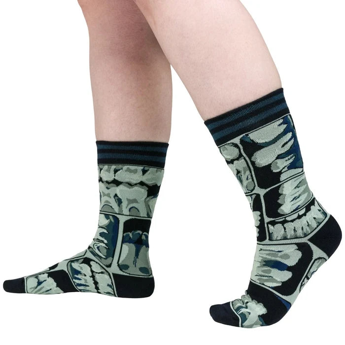 Teeth Xrays Crew Socks