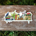 The Adventurer's Shelf Vinyl Sticker