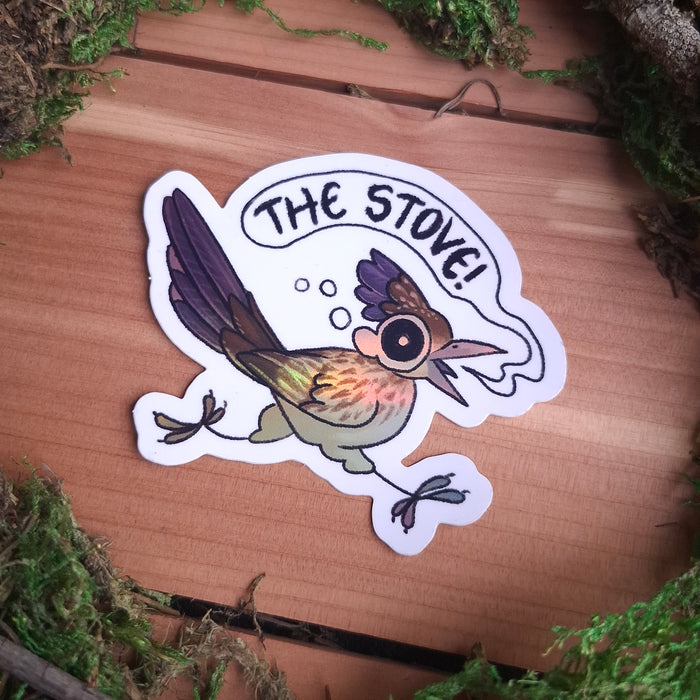 "The Stove!" Roadrunner Vinyl Sticker
