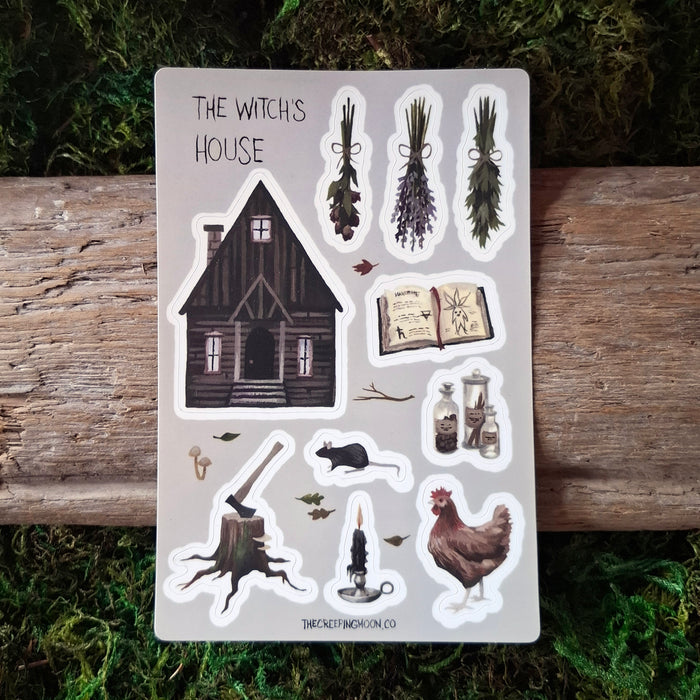 The Witch's House Vinyl Sticker Sheet