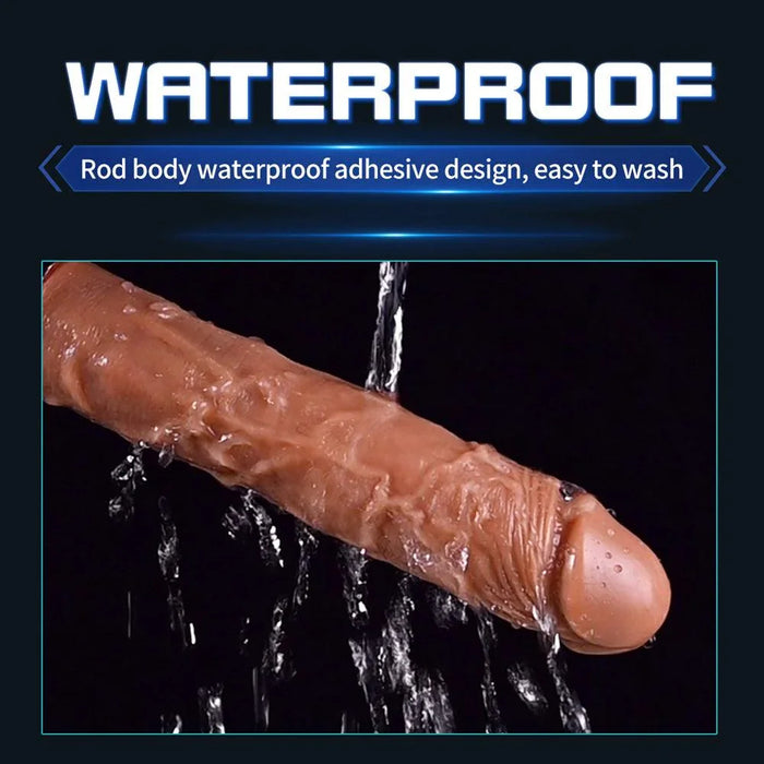 Thrusting Dildo Vibrator Sex Toys with Tongue Licking - xinghaoya official store