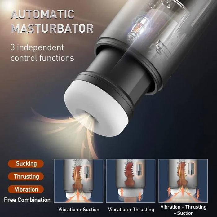 Thrusting Suction Male Masturbator Toys for Men - xinghaoya official store