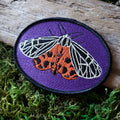 Tiger Moth Iron-On Patch