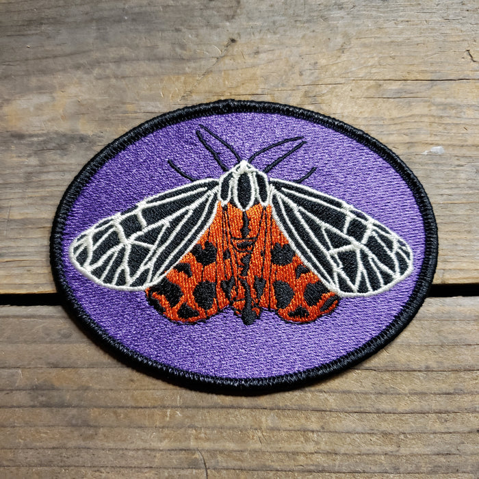 Tiger Moth Iron-On Patch