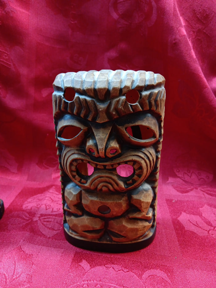 Tiki Tea Light Candle Holder Votive-Jantiques LLC.