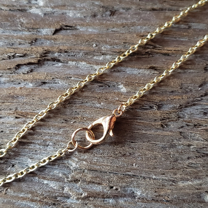 Tiny Brass Dagger Pendant