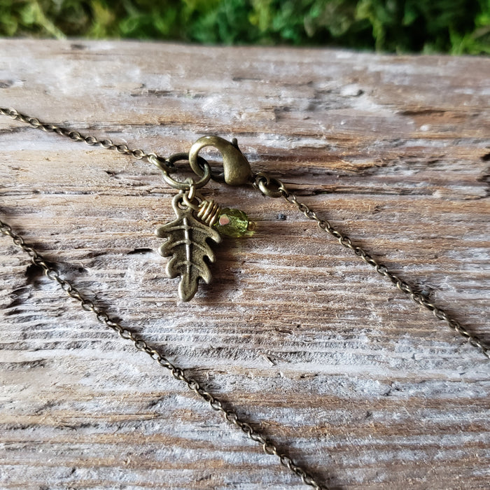 Tiny Brass Pan Flute Necklace