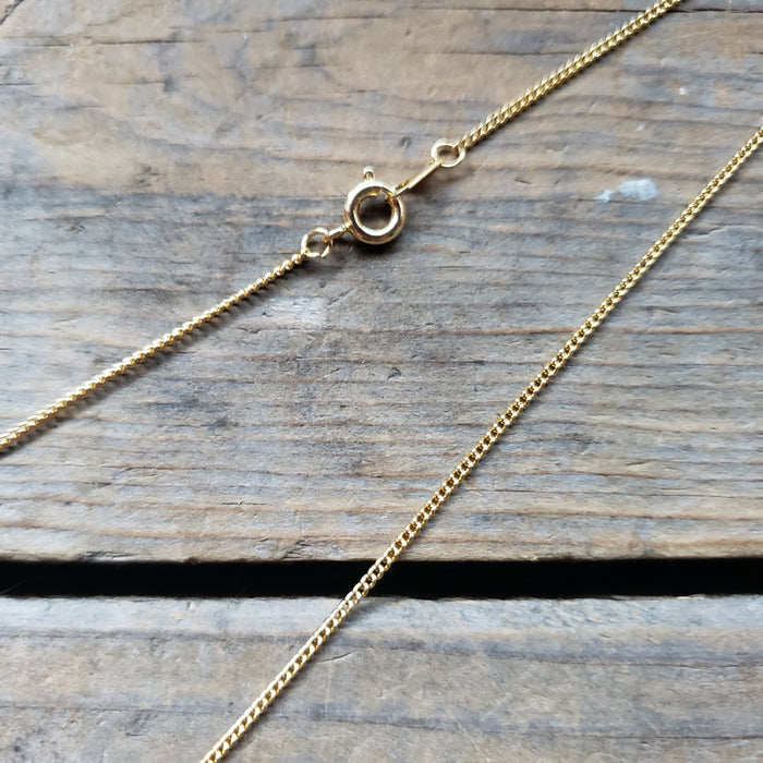 Tiny Brass Umbrella Pendant