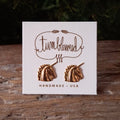 Tiny Brass Unicorn Stud Earrings
